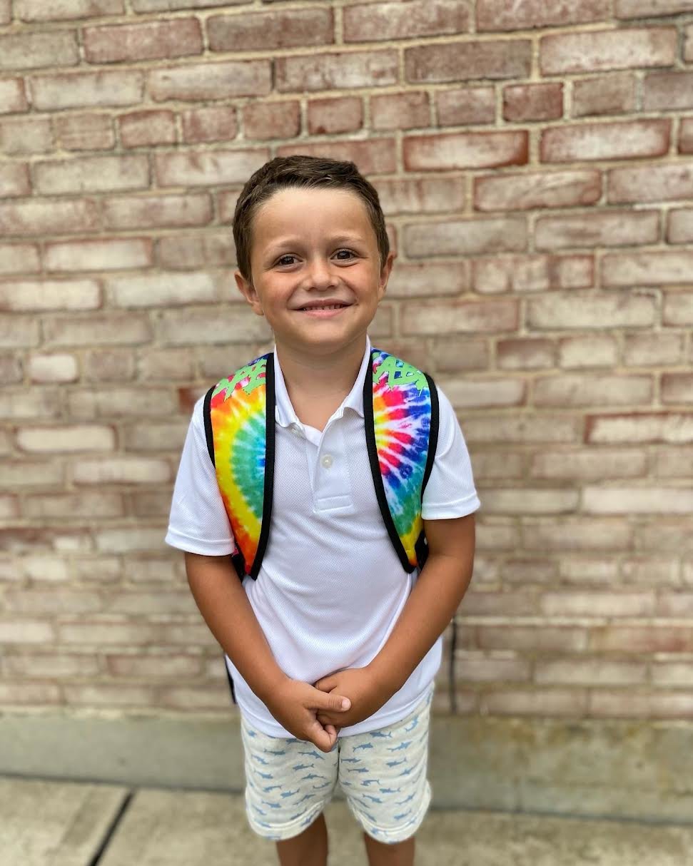 Leo Cillo is happy to be starting kindergarten at Kreamer Street Elementary.
